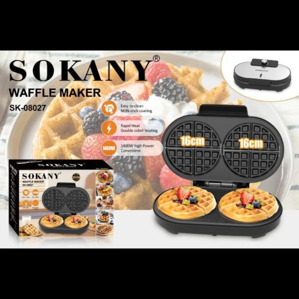 وافل ساز برقی سوکانی مدل SK-08027 SOKANY - Image 2