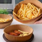 بسته 50 تایی کاغذ سرخ کن مدل Air Fryer ایر فرایر 25 سانتی - تصویر 3