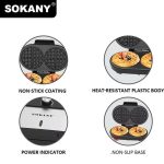 وافل ساز برقی سوکانی مدل SK-08027 SOKANY - Image 3