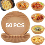بسته 50 تایی کاغذ سرخ کن مدل Air Fryer ایر فرایر 25 سانتی - تصویر 7