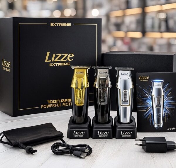 ماشین اصلاح خط‌ زن لیز اکستریم فول‌ست (نقره‌ای تیره و طلایی) مدل LZ-92786